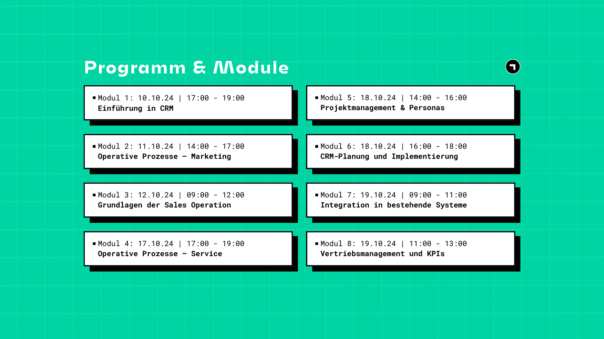 Programm CRM Academy