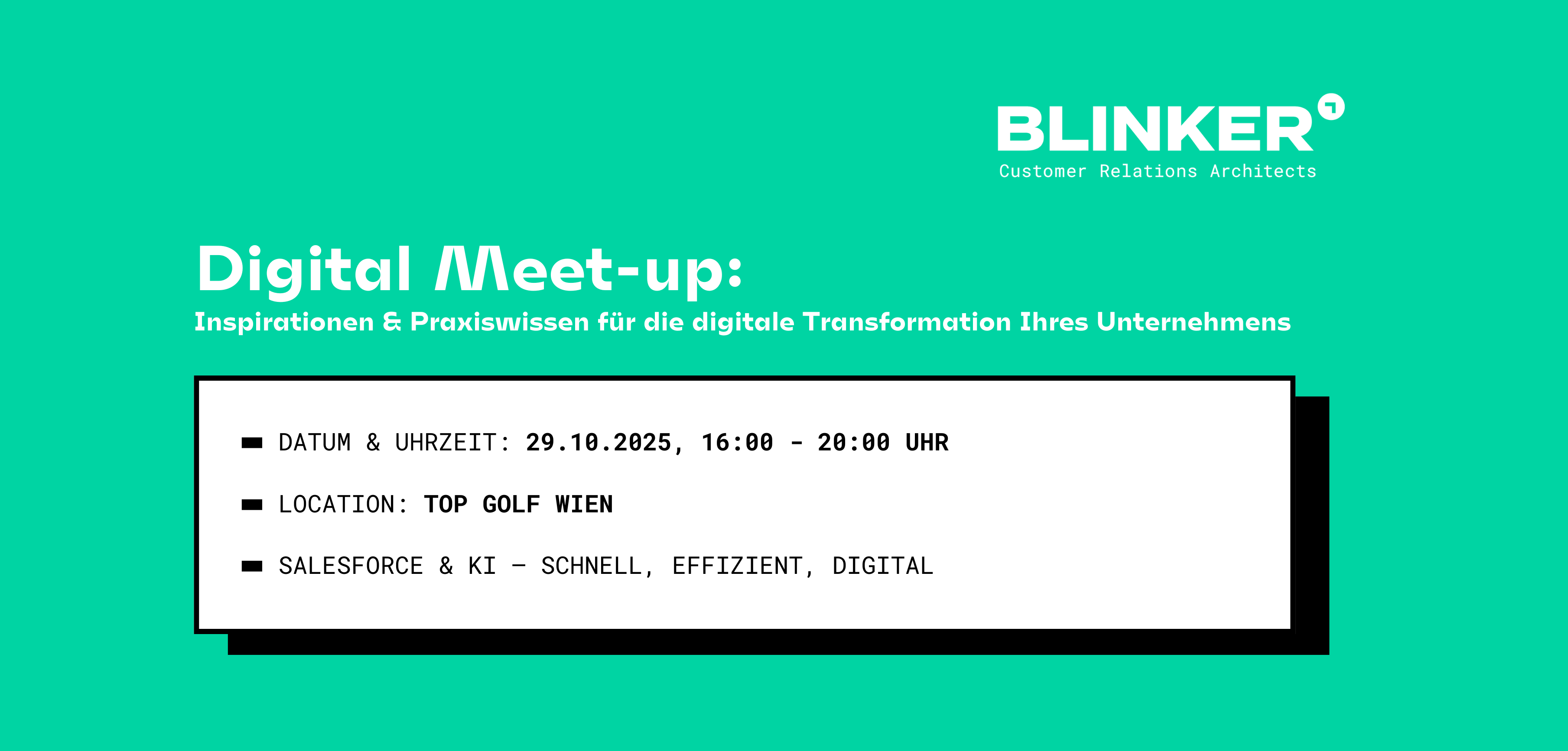 Event Anmeldung: Digital Meetup