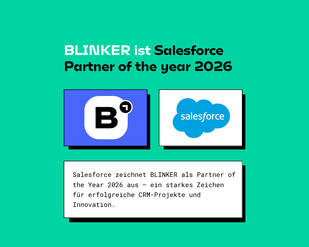 BLINKER ist Salesforce Partner of the Year 2026 in Österreich