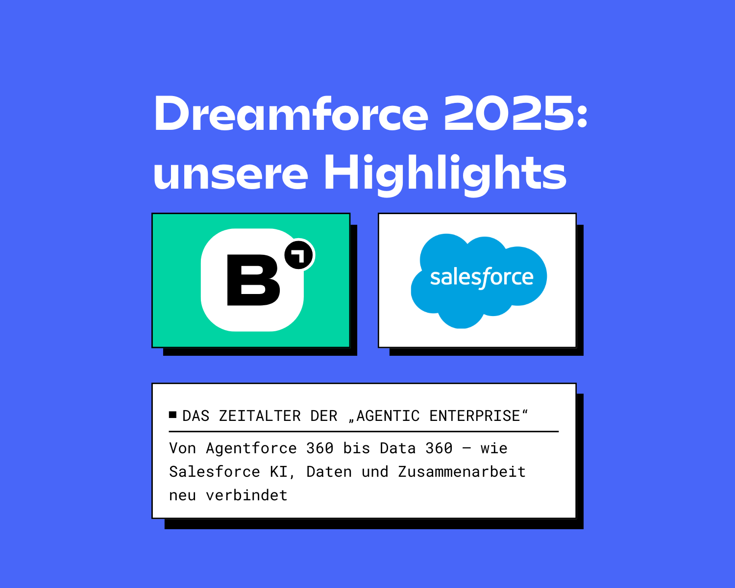 Dreamforce 2025: Unsere Highlights